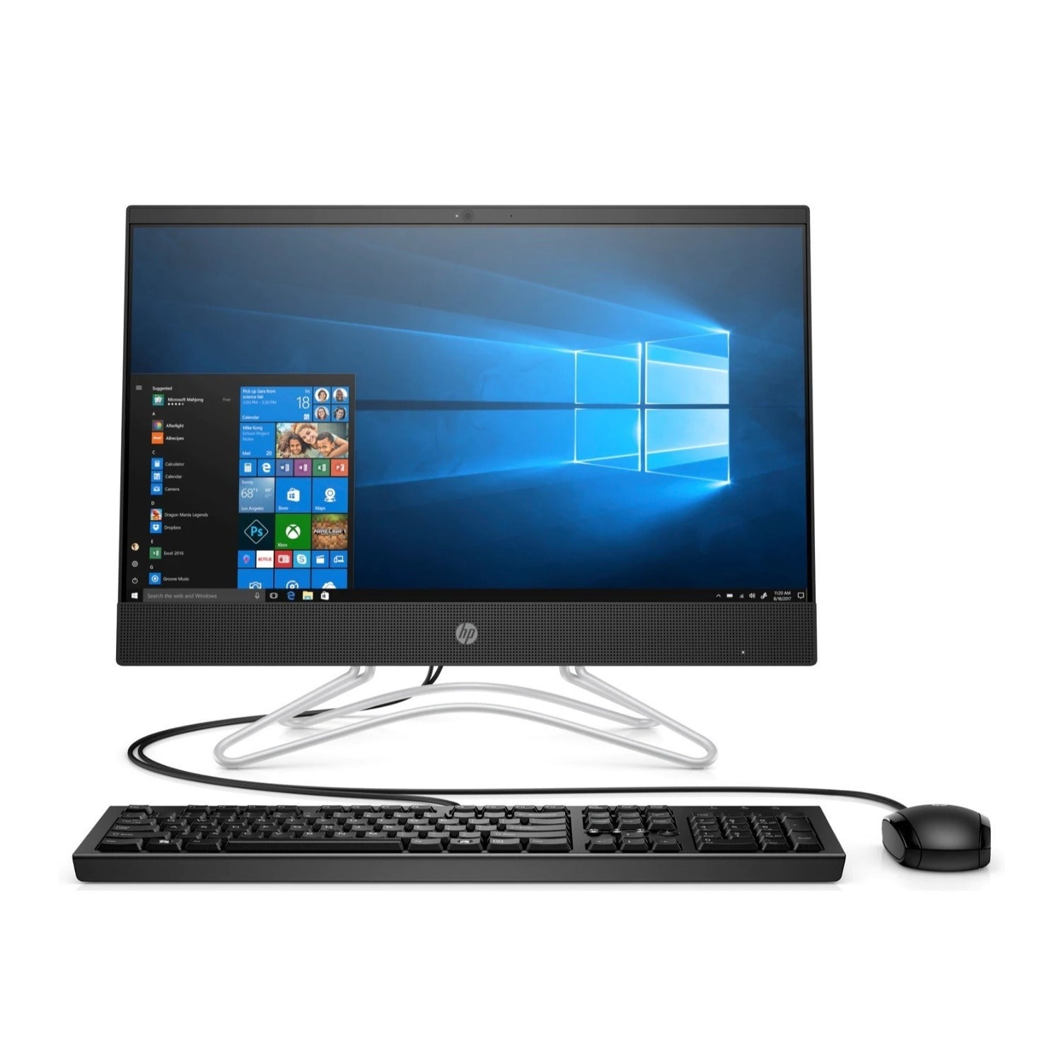 HP 22-C 21.5" FHD All-in-One PC, AMD Ryzen 5 3500U, 8GB RAM, 1TB HDD, Windows 10 (Certified Refurbished)