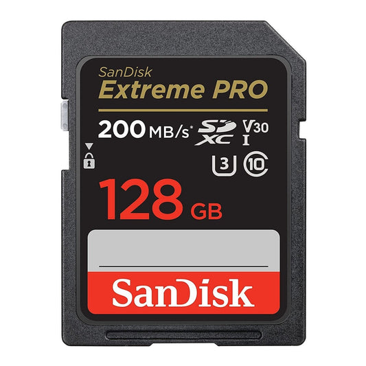 SanDisk 128GB Extreme PRO 200MB/s SDXC UHS-I Memory Card