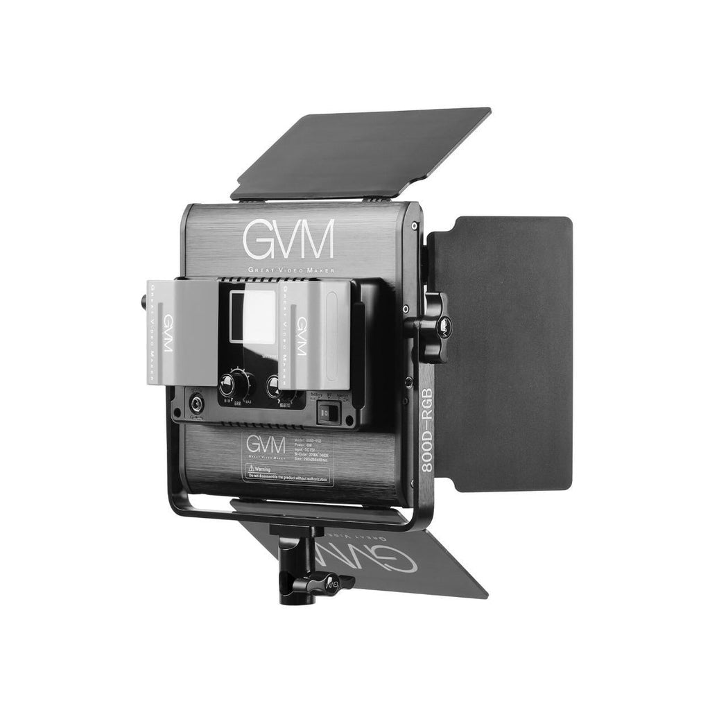 GVM 800D-RGB LED Light Panel (2-Light Kit)