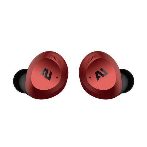 Ausounds True Wireless Hybrid Active Noise Cancelling Earbuds (Red)