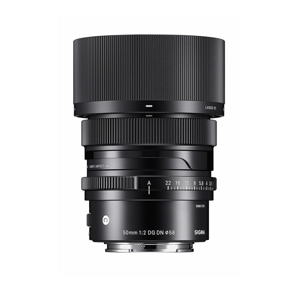 Sigma 50mm F2 DG DN Contemporary Lens for Sony E Mount w/Camera Bag Bundle