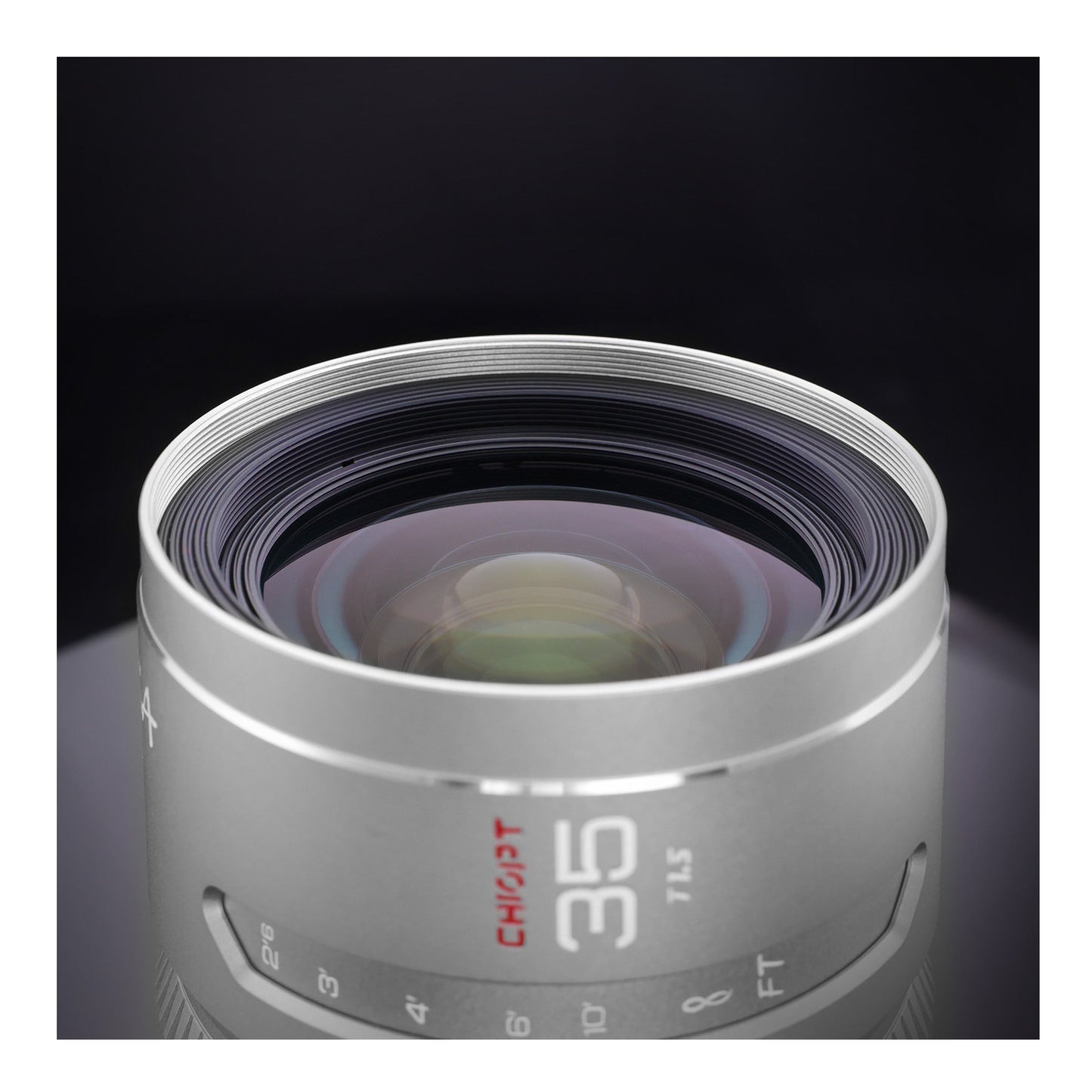 CHIOPT AURA 35mm T1.5 Cinema Lens (Canon RF) Full-Frame with Superfast Aperture and Low Distortion