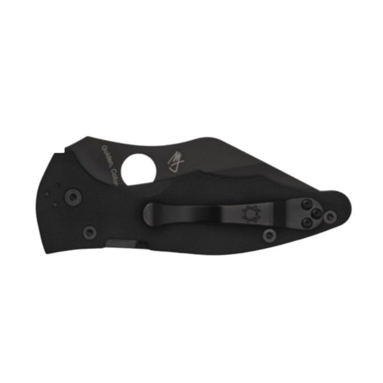 Spyderco Yojimbo 2 Hollow-Ground CPM S30V Stainless Steel Blade 7.69-Inch Folding Knife (Black)