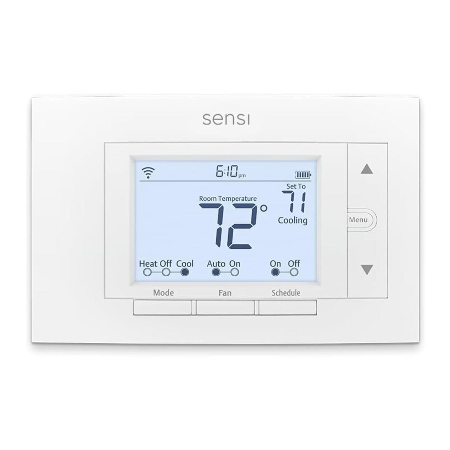 Sensi ST55 Smart Wi-Fi Thermostat - Easy DIY, Works with Alexa (White)