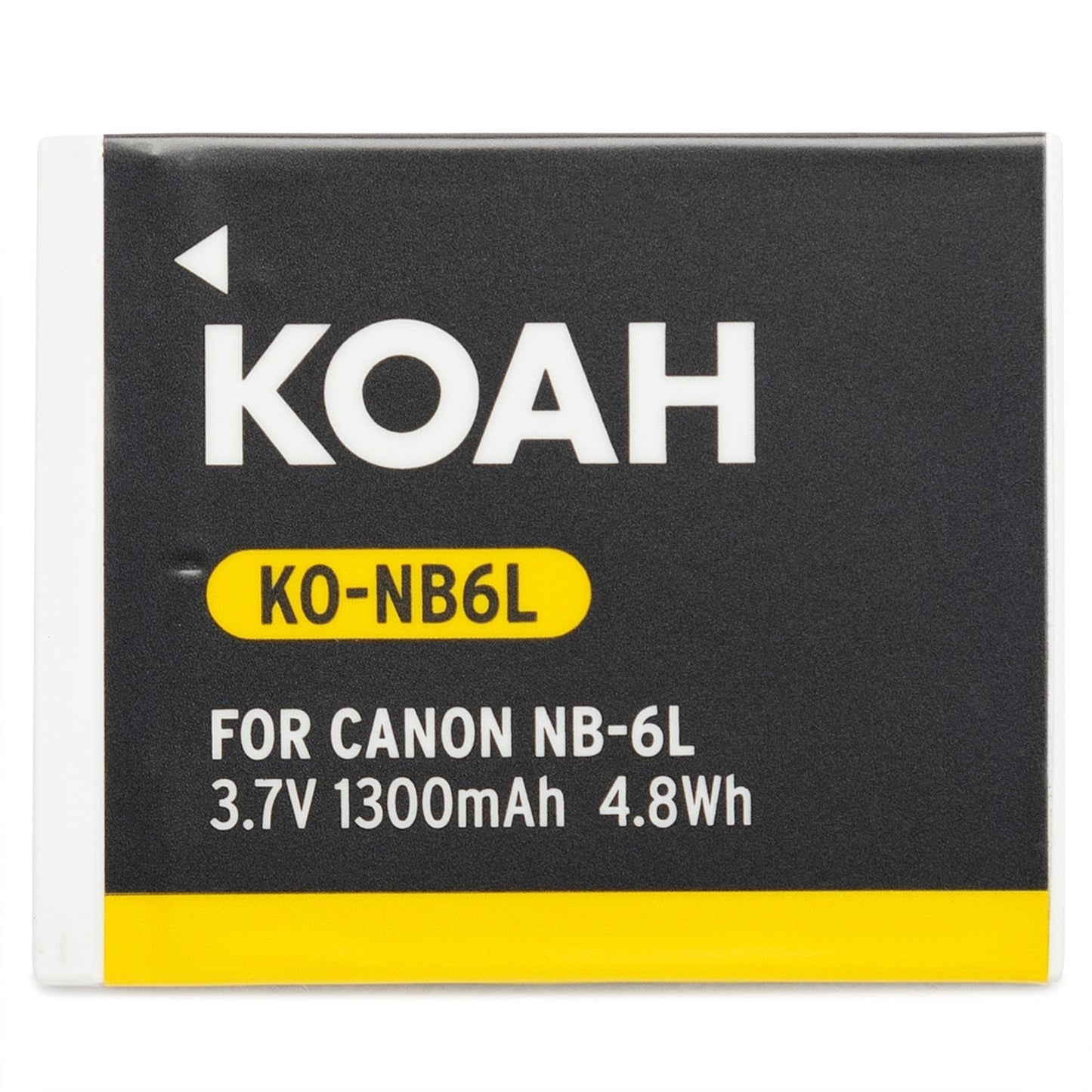 Koah 1300mAh Rechargeable Li-Ion Battery for Canon NB-6L and NB-6LH with Charger