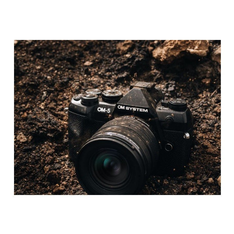 OM SYSTEM OM-5 Mark II Mirrorless Camera (Black) & 40-150mm f/4 PRO Lens Bundle