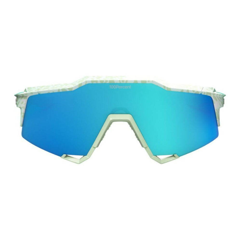 100 Percent Speedcraft LE Elly 2 Polished Light Green Sunglasses with TR90 Frame