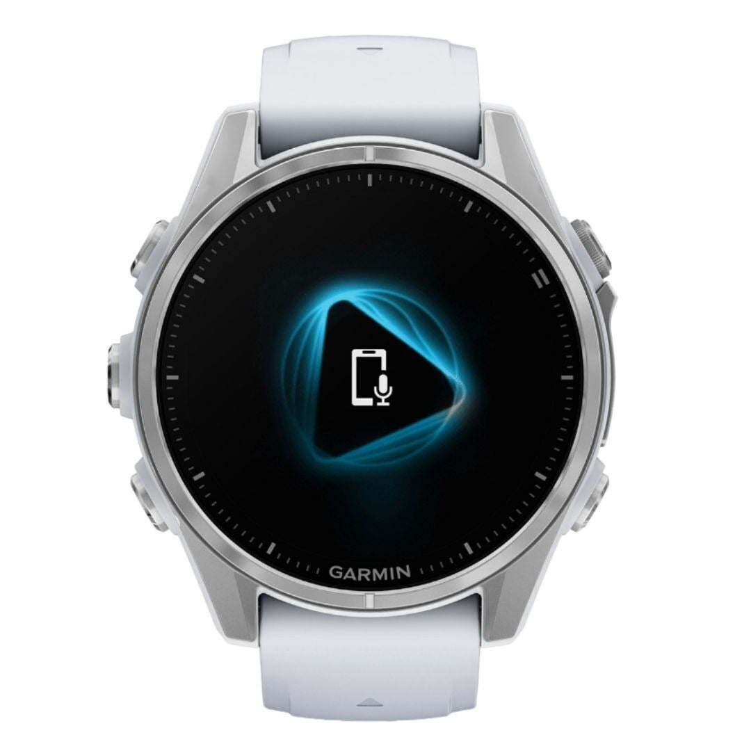 Garmin fenix 8 AMOLED GPS 43mm Smartwatch (Silver/Whitestone) (Used)
