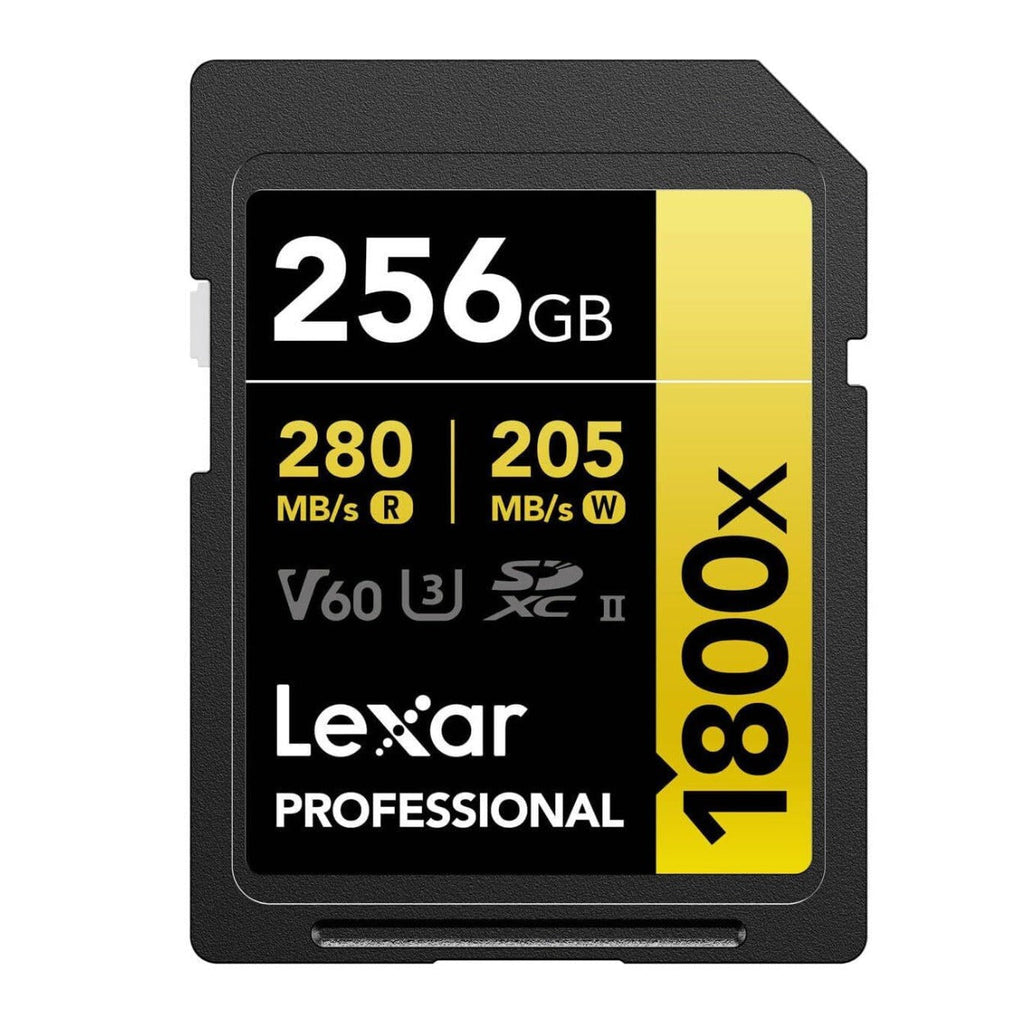 Lexar Professional 1800X 256GB SDXC UHS-II (2-Pack)