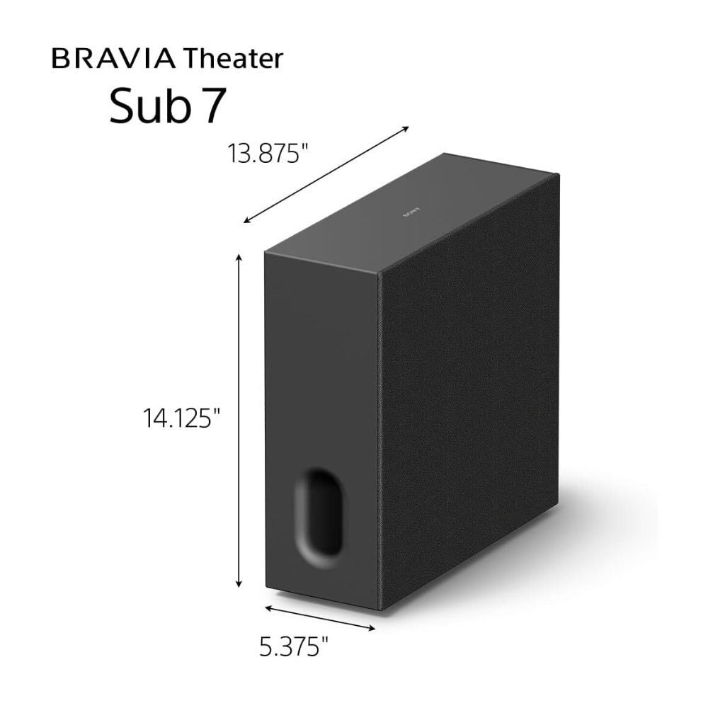Sony BRAVIA Theater Sub 7 SA-SW7 Slim Wireless Subwoofer with 130mm Driver