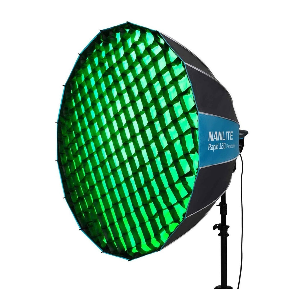 Nanlite Forza 300B II Spotlight with Nanlite Rapid 120 Parabolic Softbox Bundle