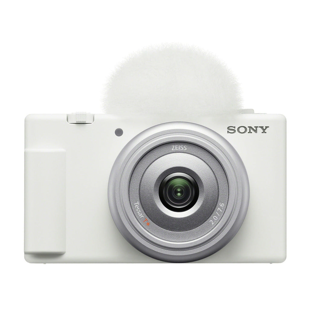 Sony ZV-1F Vlog Camera for Content Creators and Vloggers (White)
