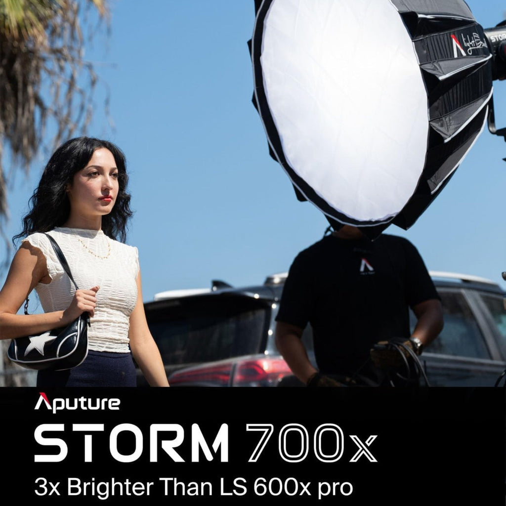 Aputure STORM 700x Bi-Color LED Light with 4ft Omnidirectional Softbox Bundle
