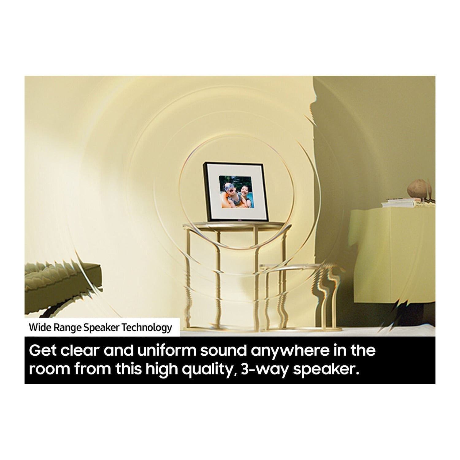 Samsung HW-LS60D 120W 2-Channel Music Frame Speaker with Dolby Atmos Audio