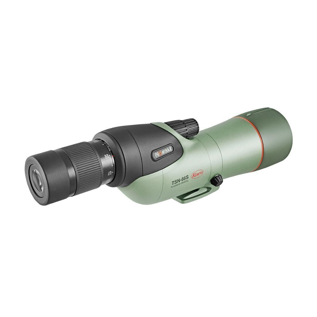 Kowa TSN-66 PROMINAR 66mm 25-60x Straight Zoom Pure Fluorite Scope Kit with TE-11WZ II Zoom Eyepiece