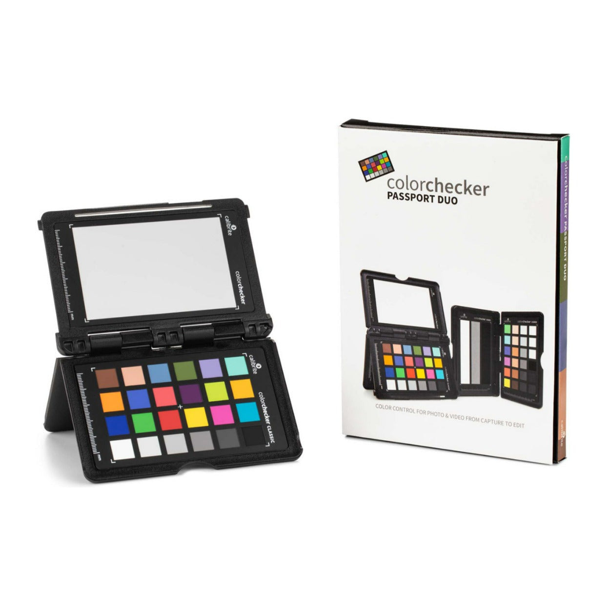 Calibrite ColorChecker Passport DUO 4-Pattern and 52-Field Professional Image Controller with Case