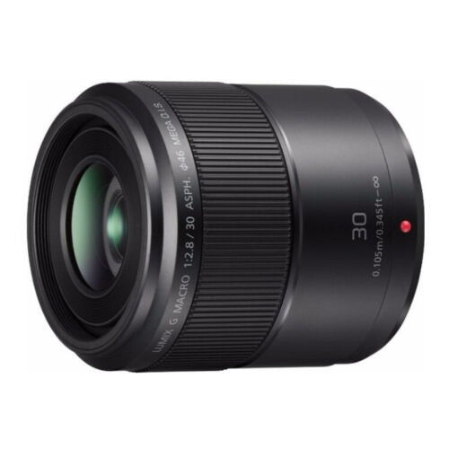 Panasonic LUMIX G MACRO 30mm f/2.8 ASPH. MEGA O.I.S. Lens for Micro Four Thirds Camera