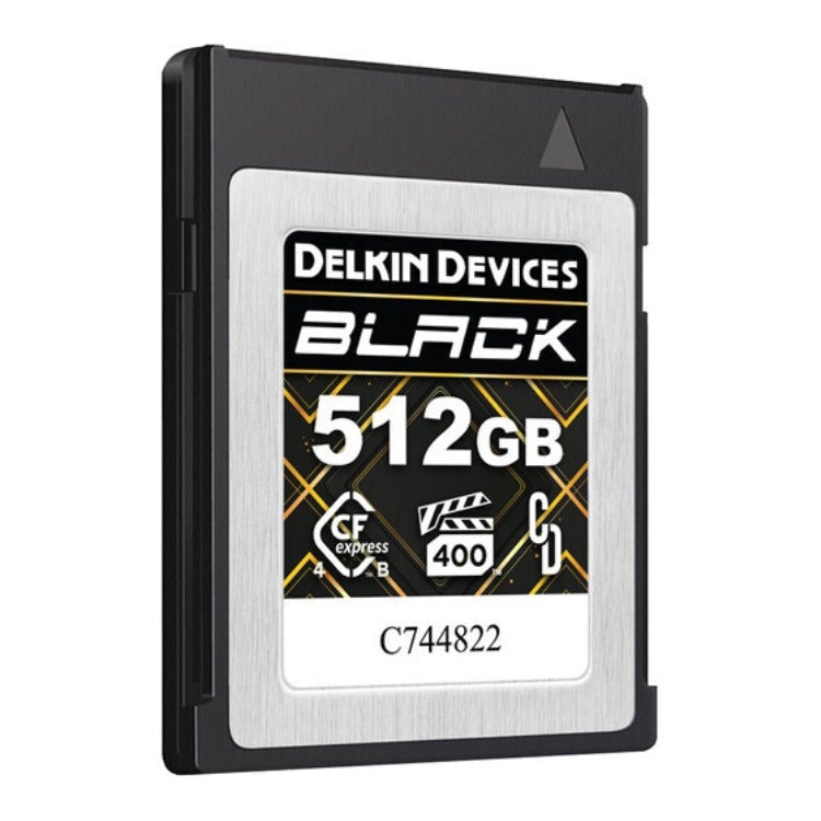 Delkin Devices 512GB BLACK CFexpress Type B 4.0 Memory Card