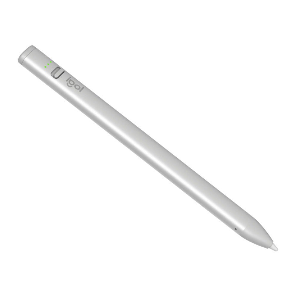 Logitech Crayon Digital Pencil for iPad 6-10 Generation with USB-C Port (Silver)