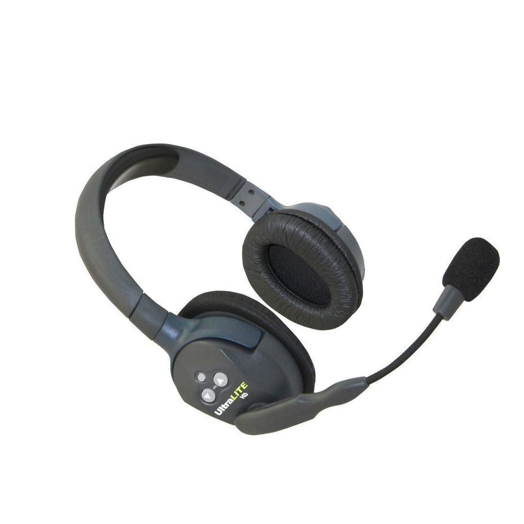 Eartec UltraLITE Double Headset ULDR-HD with Self-Contained and Hands-Free Design