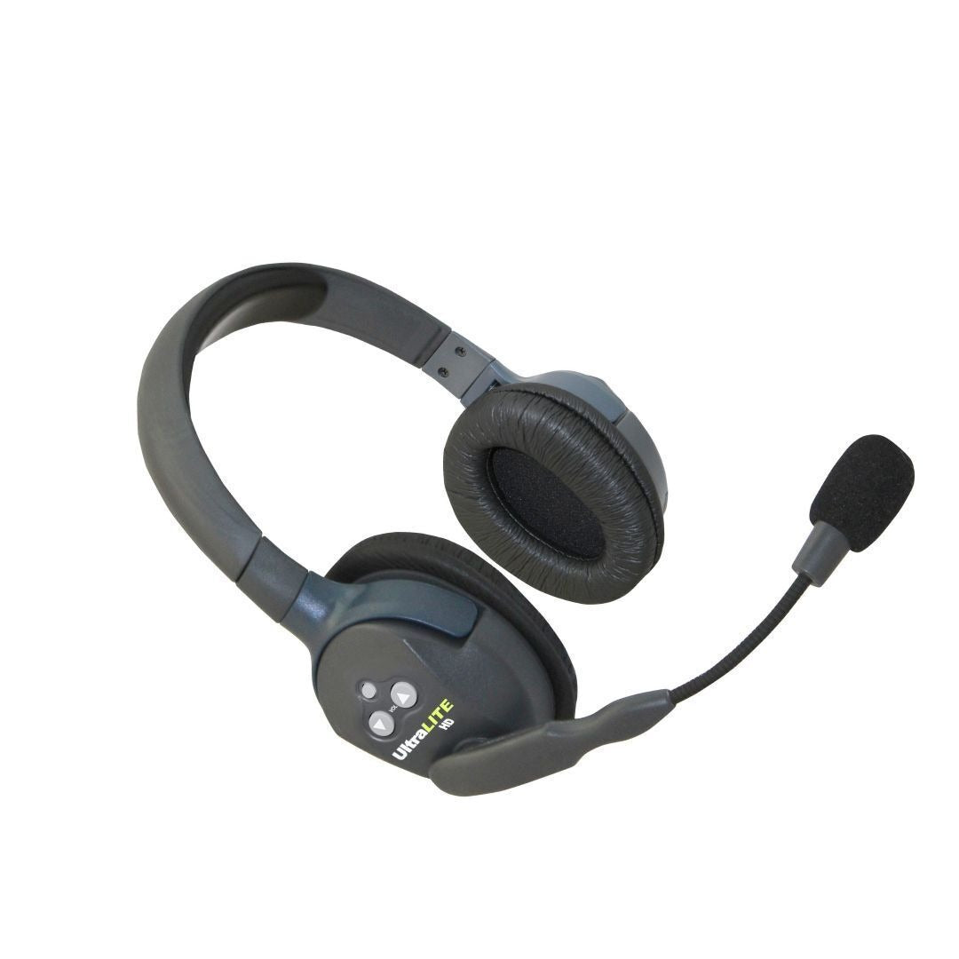 Eartec UltraLITE Double Headset ULDR-HD with Self-Contained and Hands-Free Design