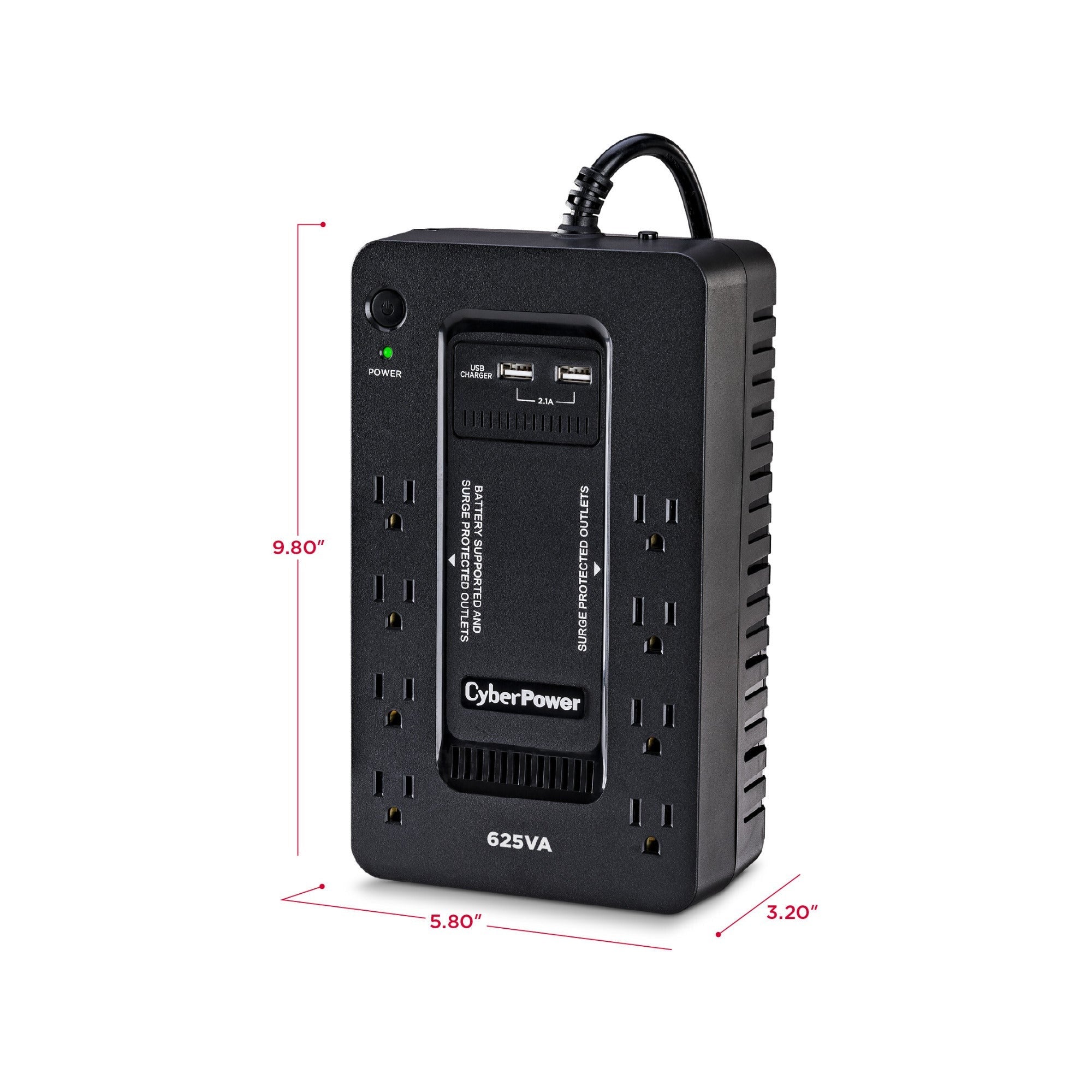 CyberPower ST625U 8-Outlet Standby UPS