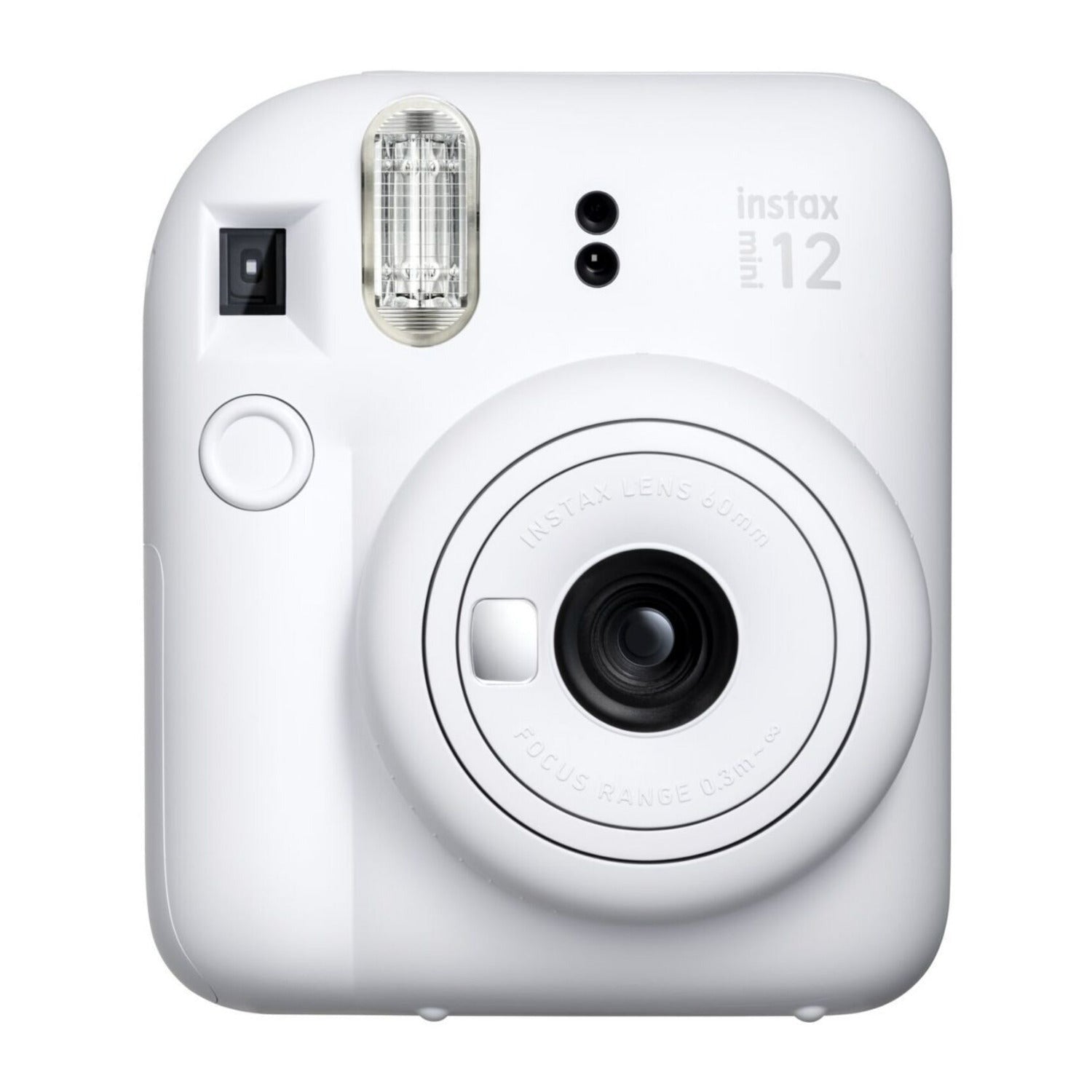 Fujifilm Instax Mini 12 Instant Camera (White Clay) and Instax Film Kit Bundle