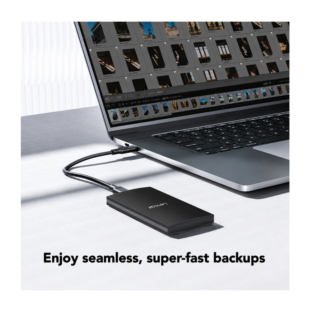Lexar SL300 2TB USB 3.2 Gen 2 Portable SSD with Enhanced Heat Dissipation