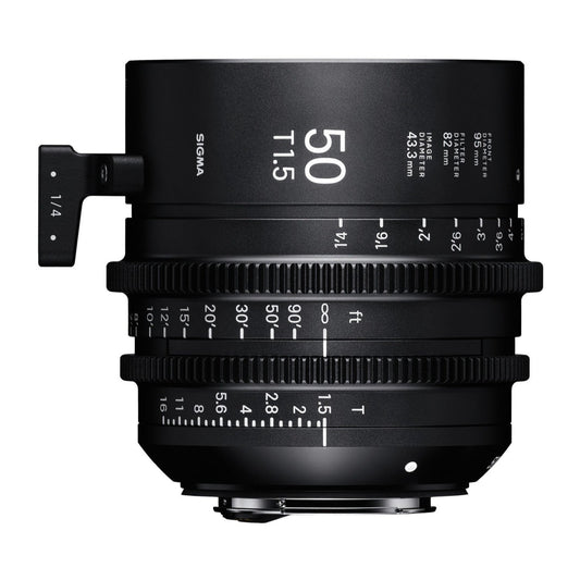 Sigma 50mm T1.5 FF High Speed Prime /i Technology-Compatible PL Mount Lens (Meter Markings)