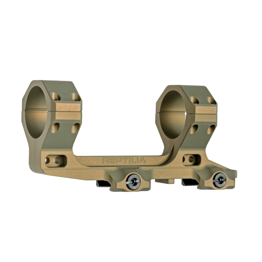 Reptilia AUS 30mm Optic Mount (FDE Anodized) with ROF-90 and Bubble Level Bundle