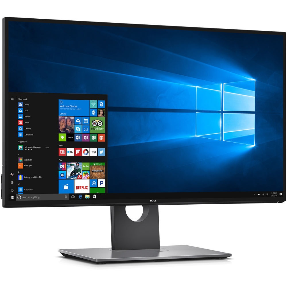 Dell UltraSharp U2717D Monitor, 27" QHD InfinityEdge, HDMI/DisplayPort (Certified Refurbished)