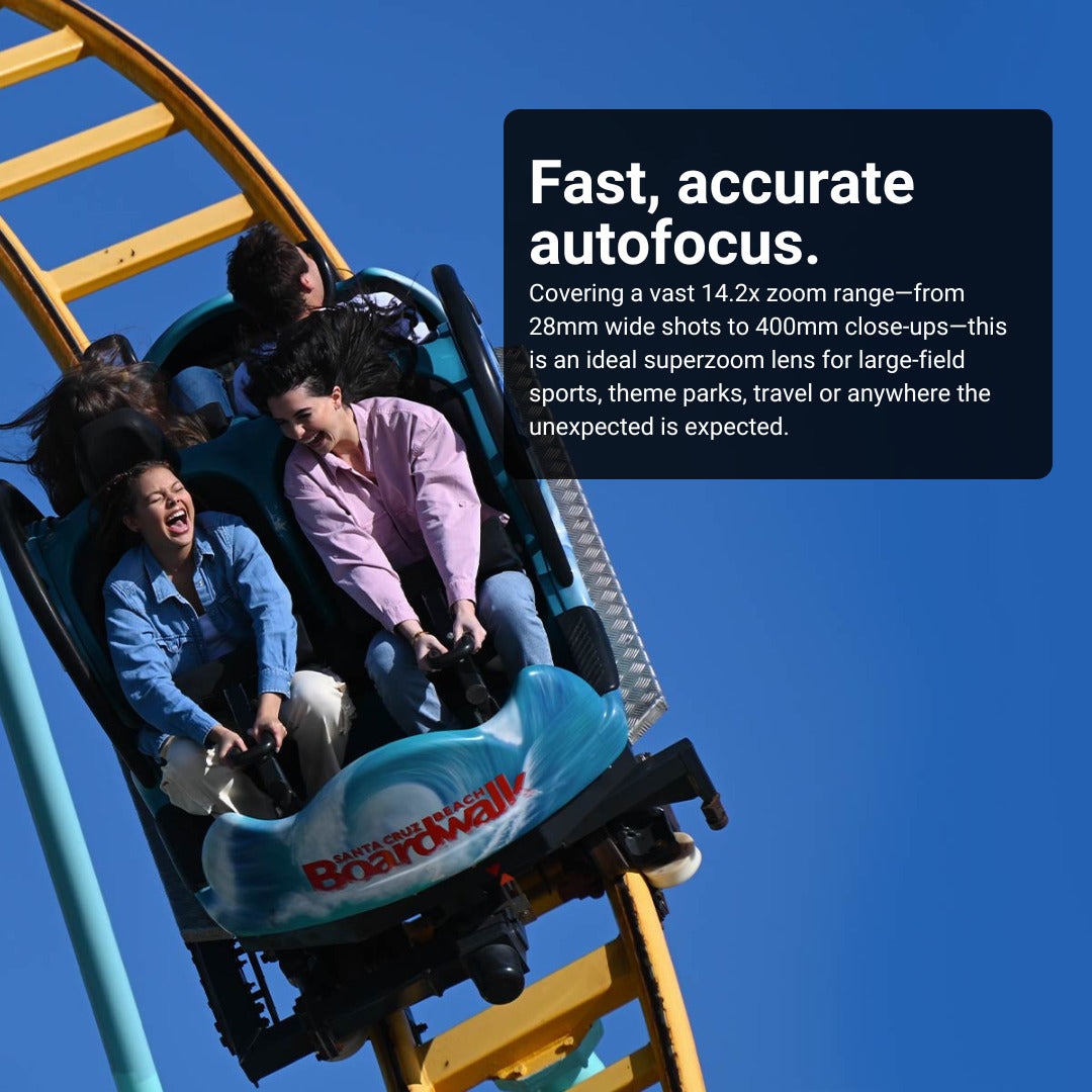 Nikon Z 28-400mm F4-8 VR Full-Frame Z-Mount Lens with 77mm 3-Piece UV, CPL, FLD Filter Kit Bundle
