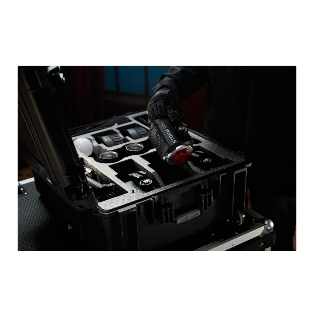 Aputure STORM 80c Portable 3 Light Kit with ProLock Hyper Reflector (Used)