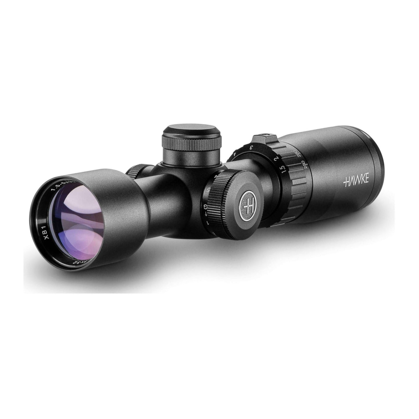 Hawke XB1 Vari-Speed 1.5-5x32 IR Crossbow Scope with Illuminated Reticle and Rings