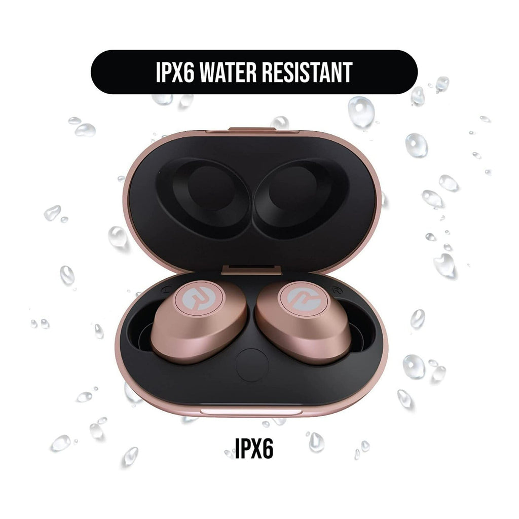 Raycon The Everyday Bluetooth Splash Resistant IPX6 Wireless Earbuds (Rose Gold)