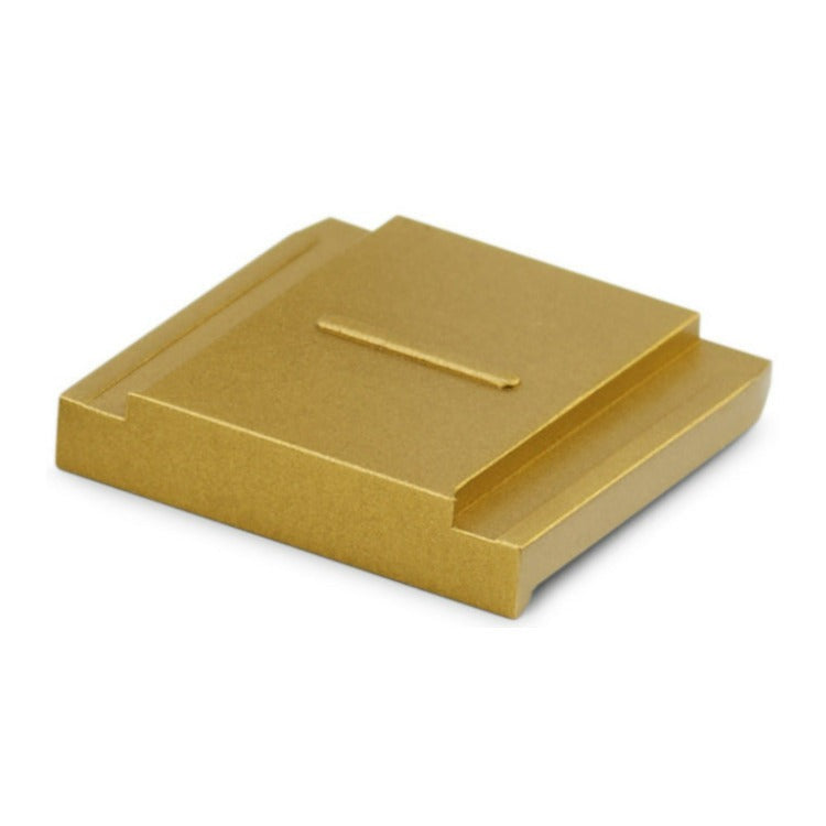 Leica Hotshoe Cover for Leica Q3 Camera (Brass, Blasted Finish)