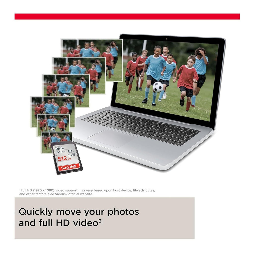 Sandisk 512GB Ultra SDHC and SDXC UHS-I Memory Card