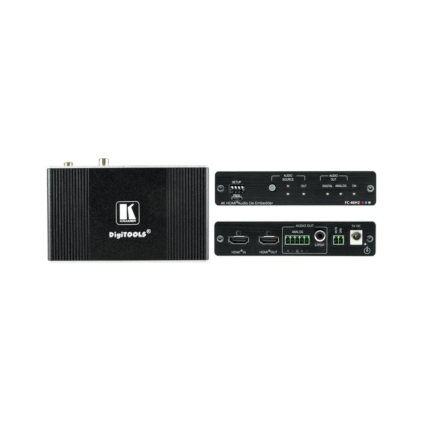 Kramer FC-46H2 4K HDR HDMI Audio De-Embedder