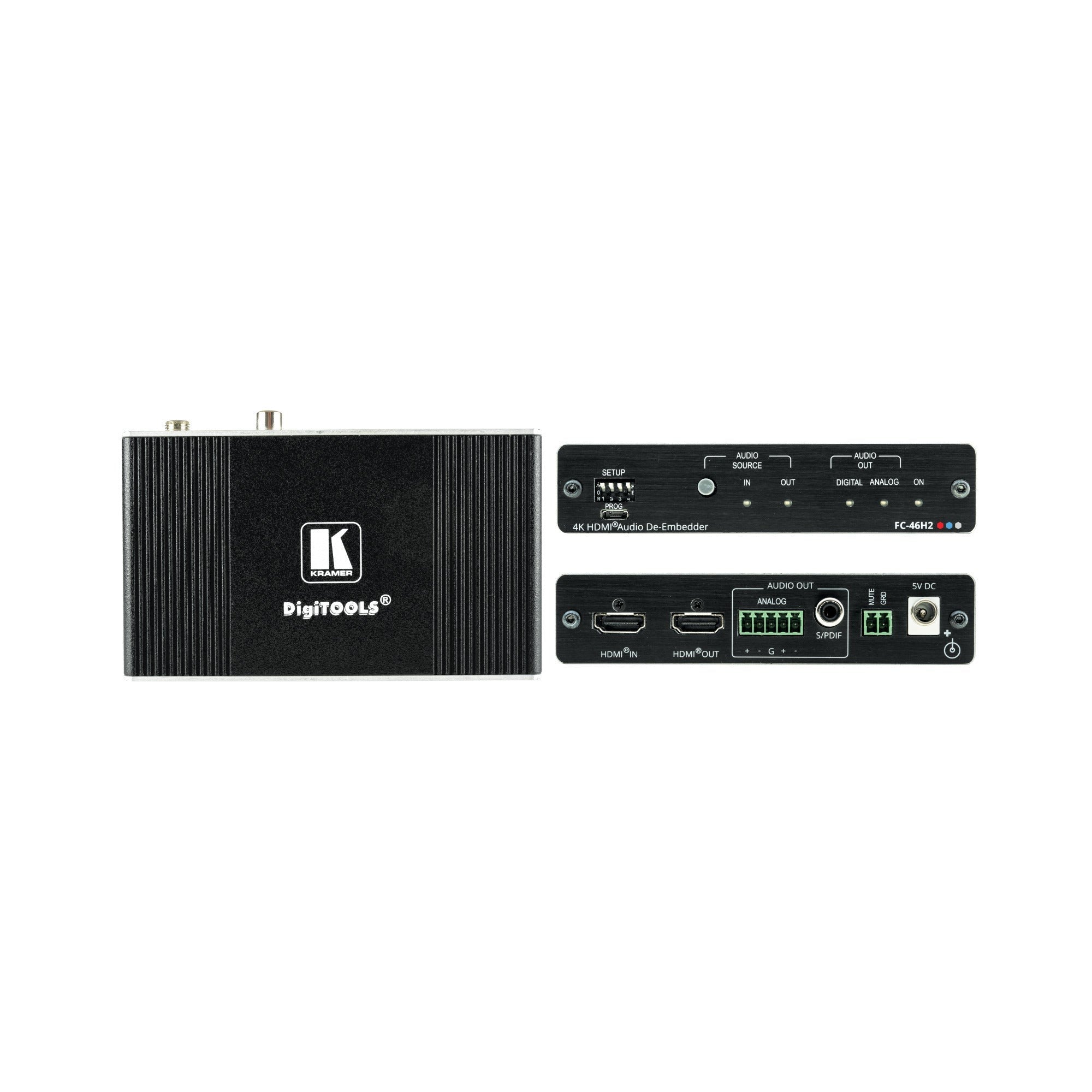 Kramer FC-46H2 4K HDR HDMI Audio De-Embedder