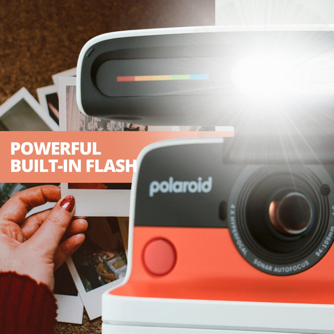 Polaroid Flip Instant Camera with Sonar Autofocus Bundle with Films