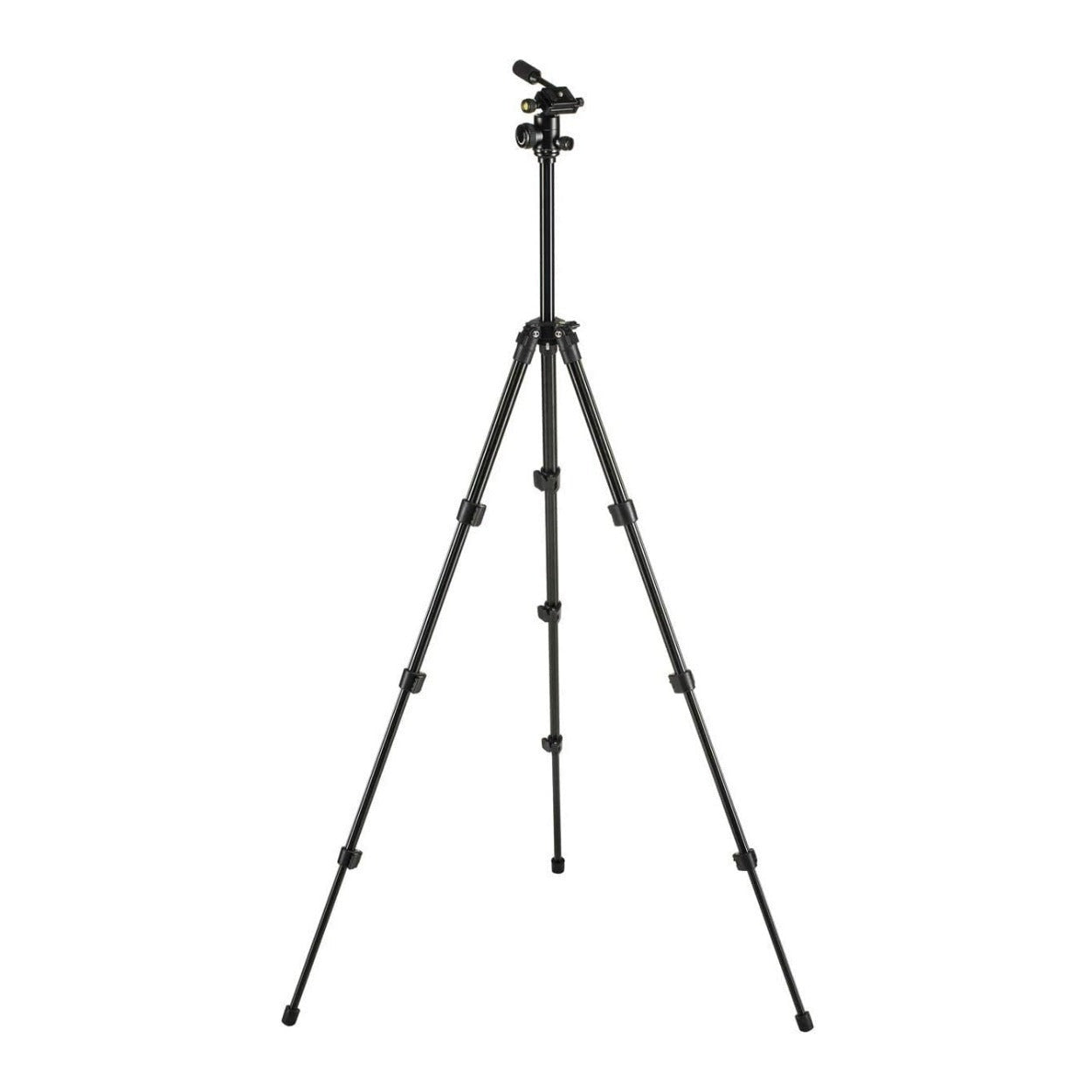 Nikon 16749 Compact Four-Section Aluminum Tripod (Black) with Cleaning Bundle
