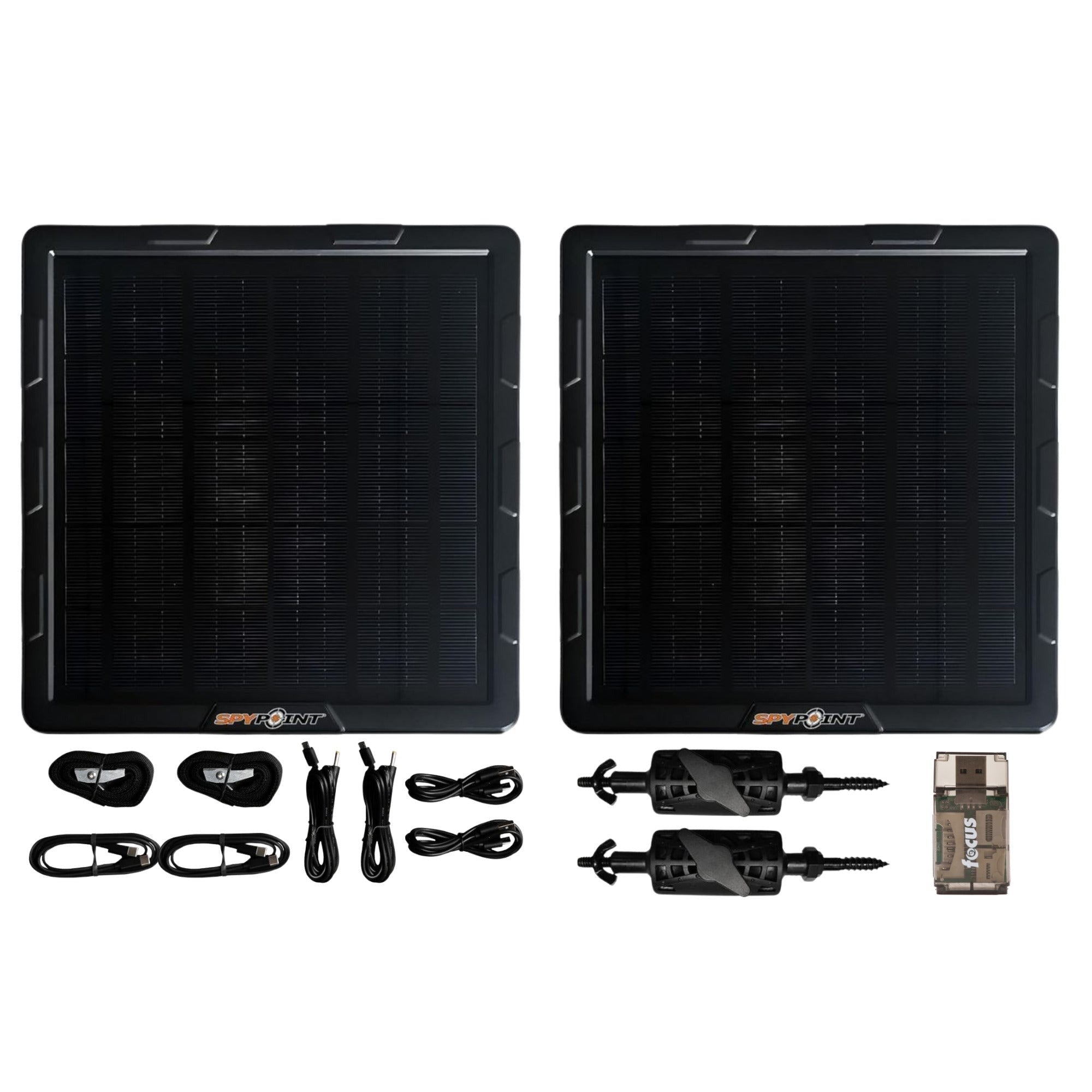 Spypoint SPLB-10 Compact Solar Panel with Heavy-Duty Mounting Arm Bundle