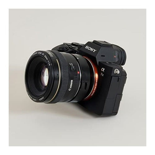 Urth Lens Mount Adapter Compatible with Canon EF/EF-S Lens to Sony E Camera Body (Electronic)