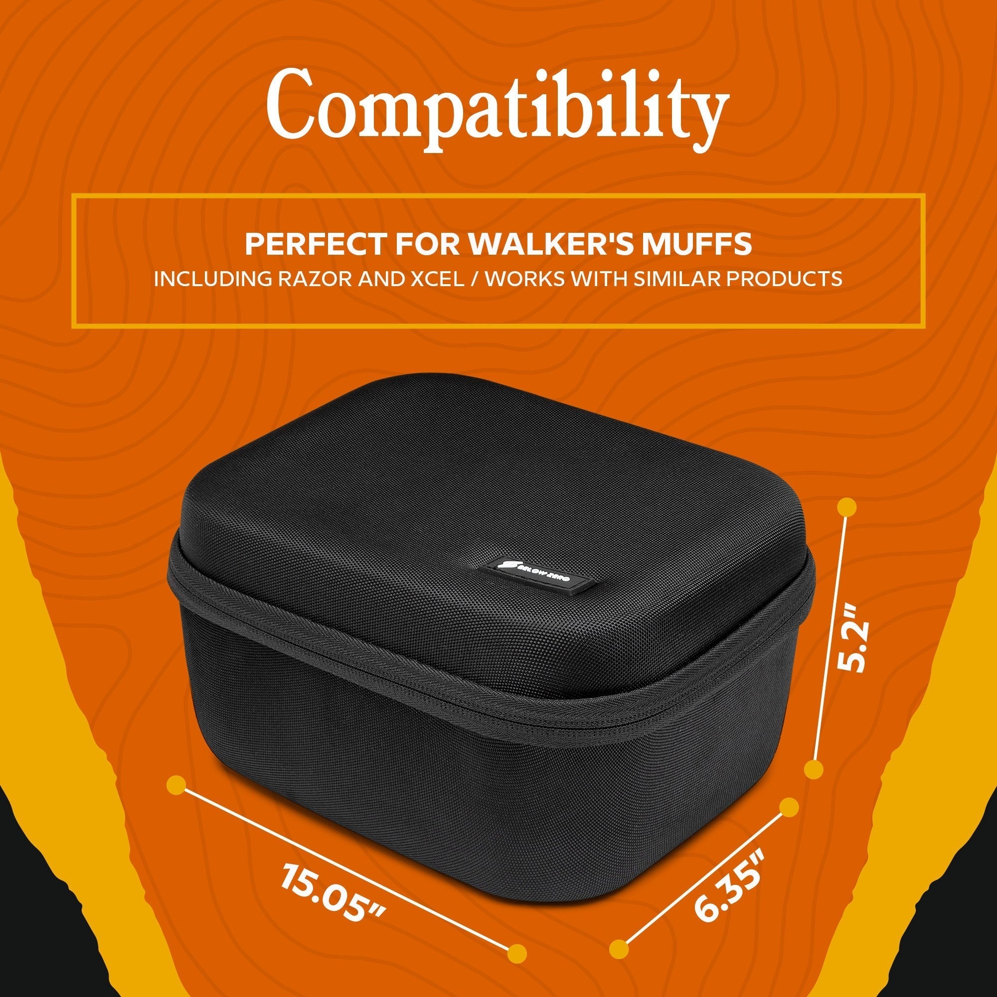 BELOW ZERO Hearing Protection and Safety Glasses Case for Walker's Game Ear