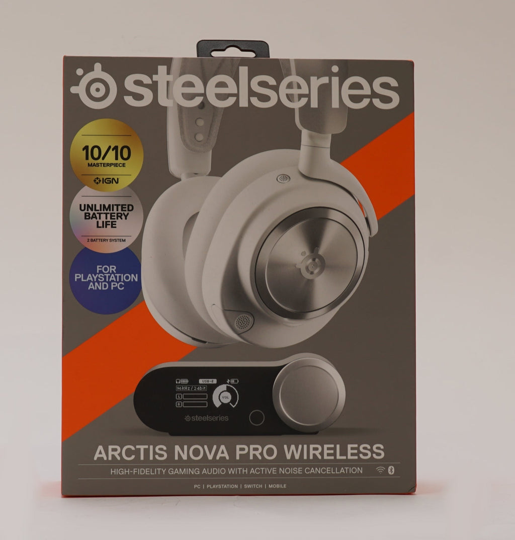 Steel Series Arctis Nova Pro Wireless Multi-System Gaming Headset (White) (Used)
