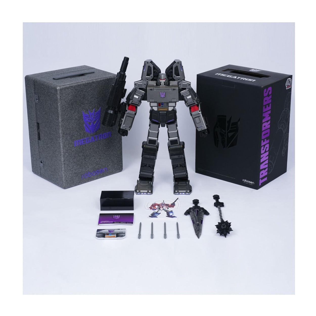 Robosen Megatron G1 Series Auto-Converting Transformers Robot Action Figure with App/Voice Control