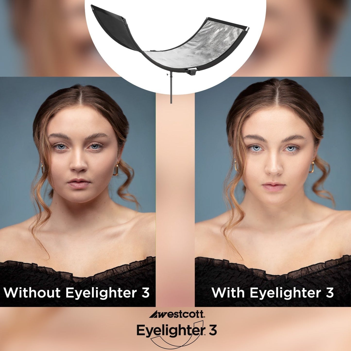 Westcott Eyelighter 3 and Air Cushioned Heavy Duty Light Stand Bundle