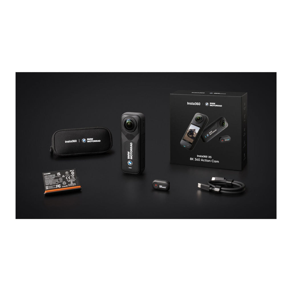 Insta360 X5 360 8K Action Camera (BMW Motorrad Edition, Black)