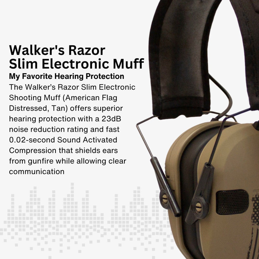 Walkers Razor Walkie Talkie Bundle with Ear Muffs and Accessories