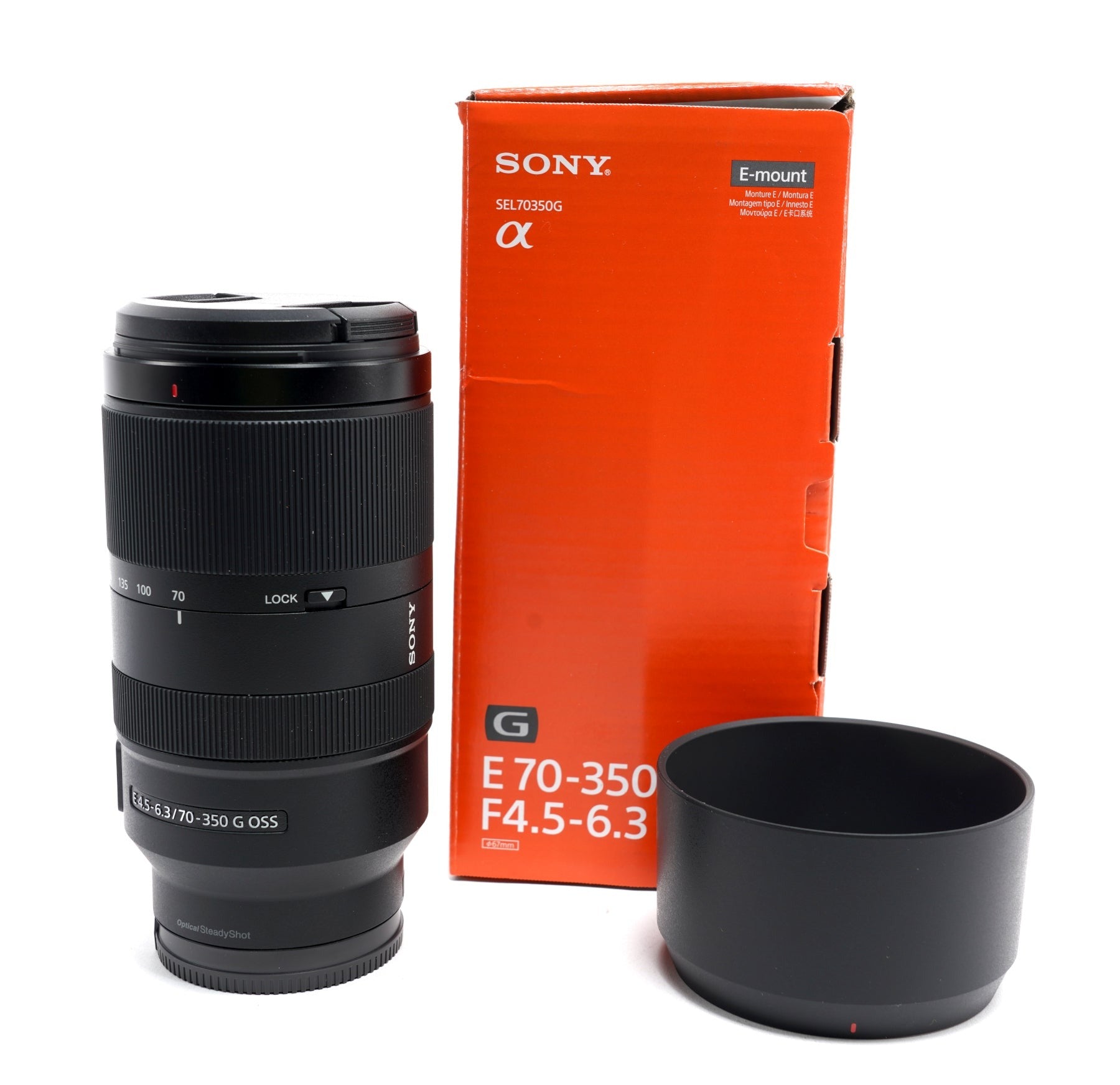 Sony E 70-350mm f/4.5-6.3 G OSS Lens (Used)
